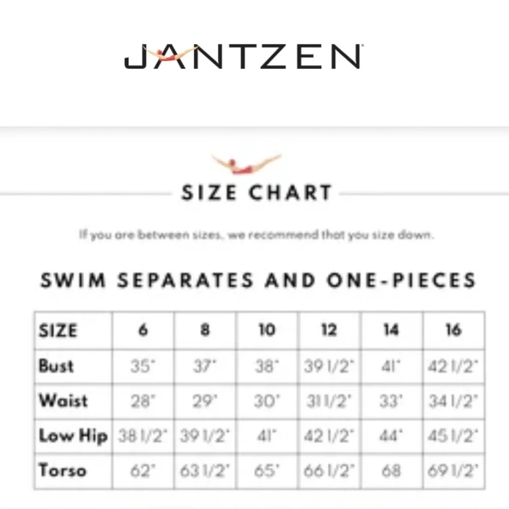 Jantzen Black One-Piece Swimsuit with Macramé Back